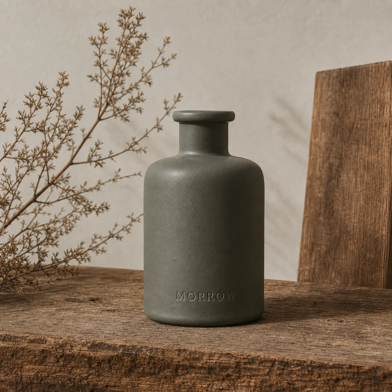 MORROW Cedar No. 04 ceramic fragrance bottle
